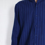 Blues Within Mens Cotton Shirt, view 10 - handwoven cotton by with N.