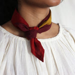 Cloud Dancer Gathered Neck Blouse, view 6 - handwoven cotton by with N.