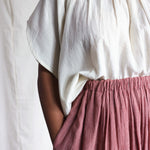 Cluster Skirt, view 8 - handwoven cotton by with N.