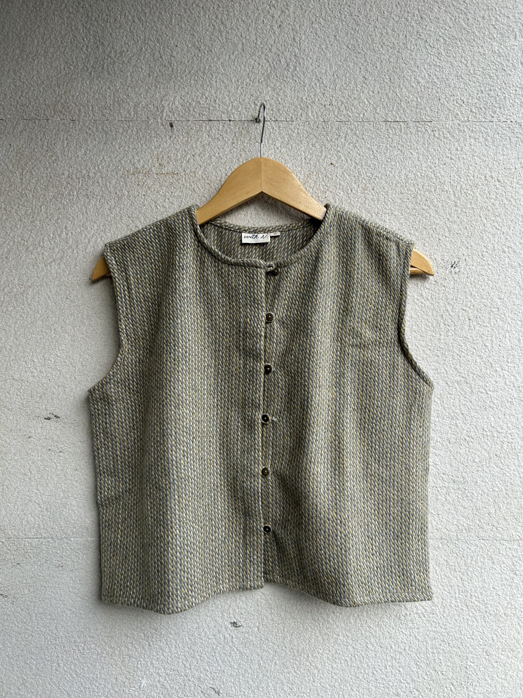 Concrete Vest — Handwoven Vest for Women | with N.