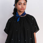 Core in Black Dress, view 8 - handwoven Jamdani by with N.