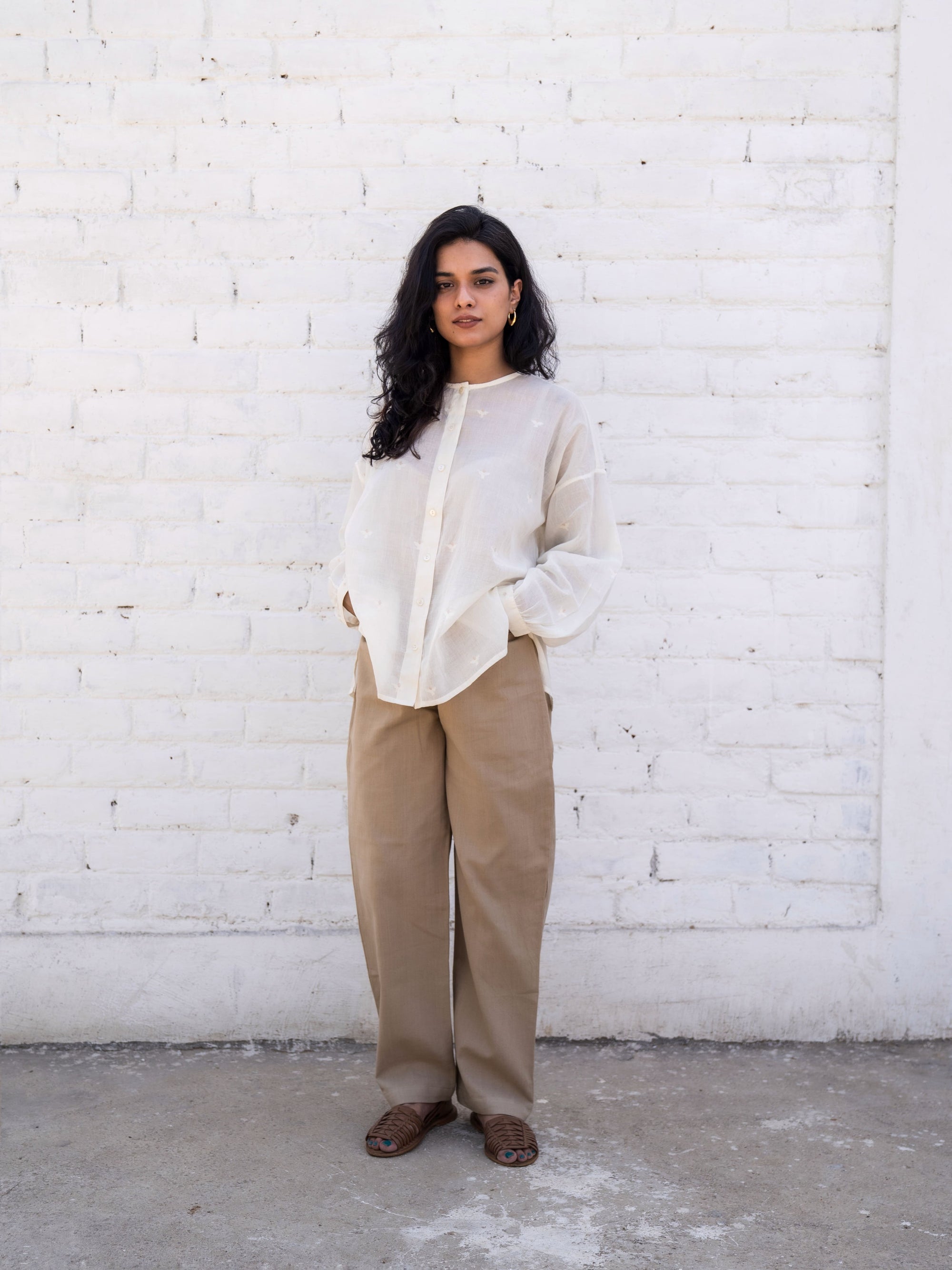 Nadi Jamdani Set — Handwoven Jamdani Co-ord Set for Women | with N.