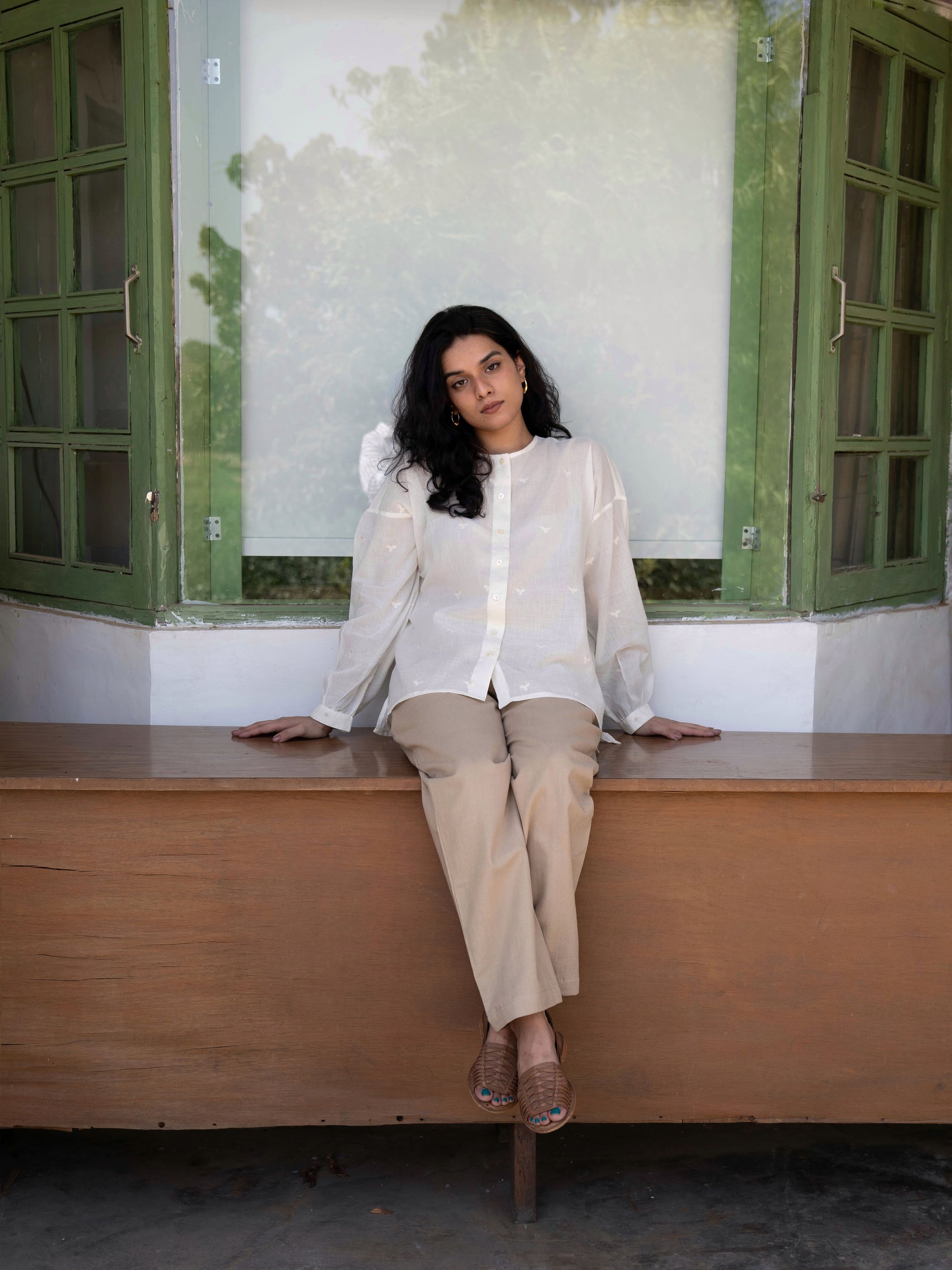 Oat Pants — Handwoven Pants for Women | with N.
