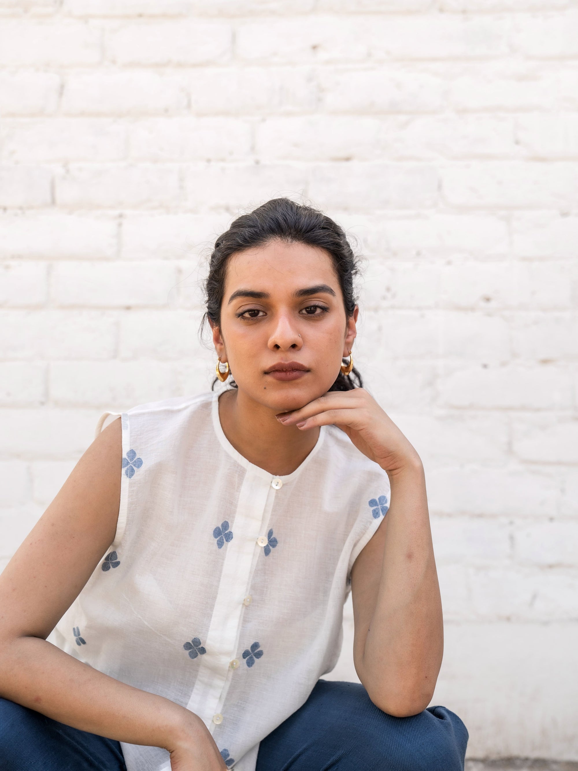 Athangudi Vest — Handwoven Vest for Women | with N.