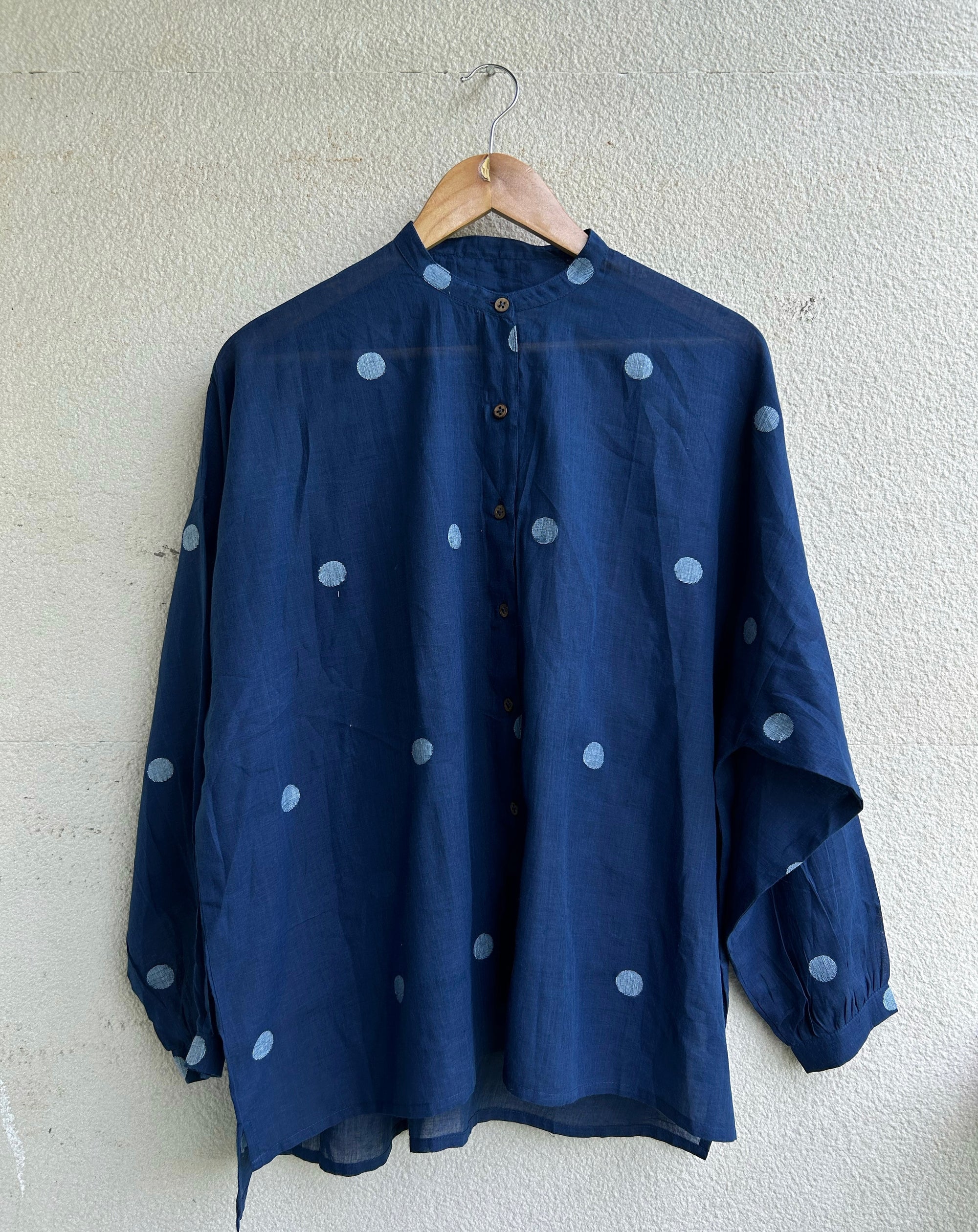 Lunar Oversized Shirt — Handwoven Shirt for Men | with N.