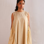 Fallen Flowers Dress - Handwoven Jamdani Dress for Women | with N.