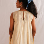 Fallen Flowers Dress, view 6 - handwoven Jamdani by with N.