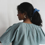 Fields Kimono Sleeve Top - Handwoven Cotton Top for Women | with N.