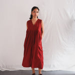 Glow Dress, view 2 - handwoven Jamdani by with N.
