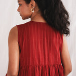 Glow Dress, view 4 - handwoven Jamdani by with N.
