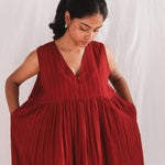 Glow Dress, view 5 - handwoven Jamdani by with N.