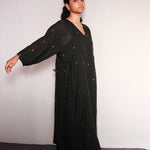 Moondance Dress, view 3 - handwoven Jamdani by with N.