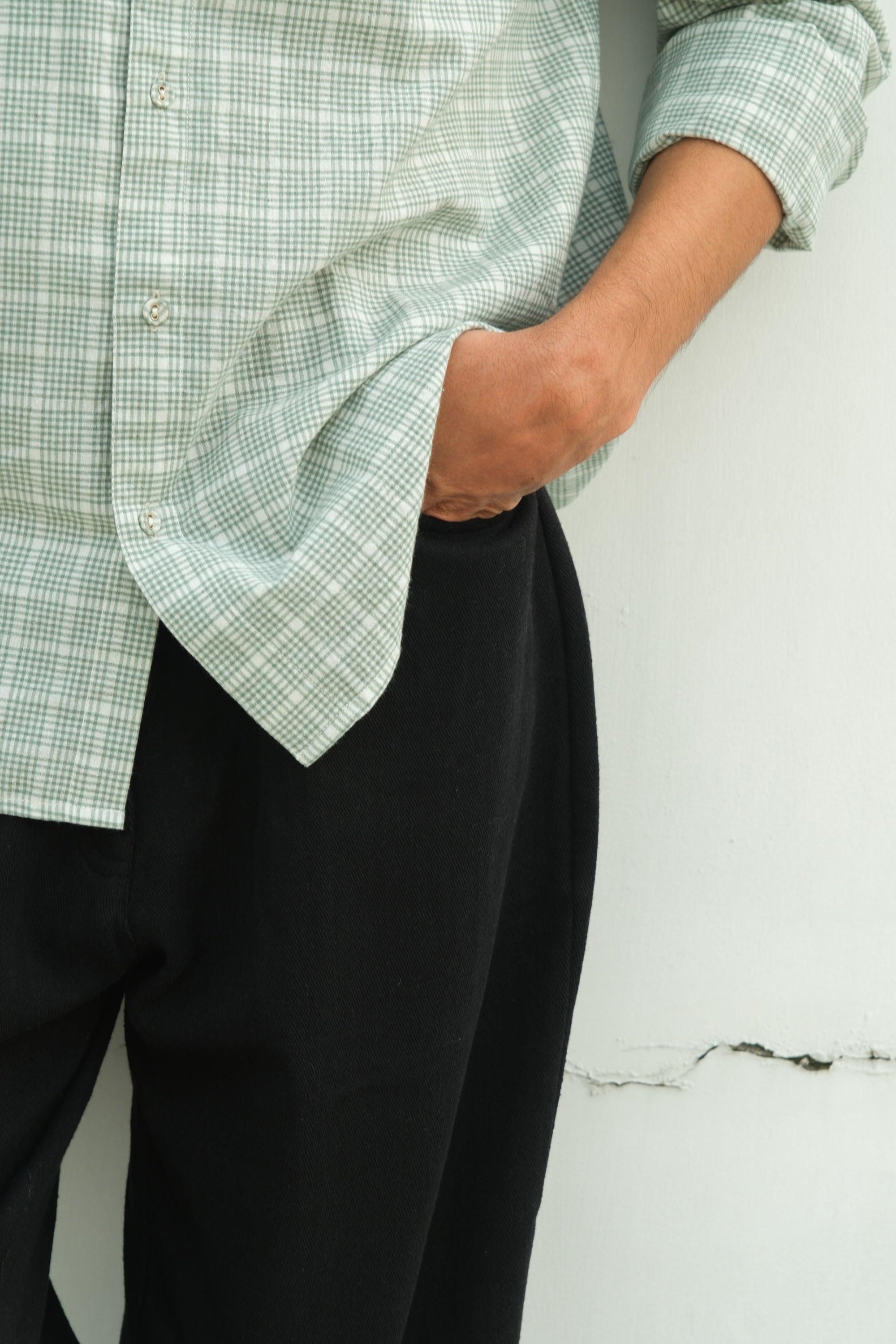 Pitch Denim Pants — Handwoven Denim Pants for Women | with N.