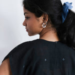Starlit One-size Top, view 6 - handwoven Jamdani by with N.