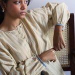 Wilderness Blouse - Handwoven Cotton Top for Women | with N.