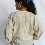 Wilderness Blouse, view 8 - handwoven cotton by with N.