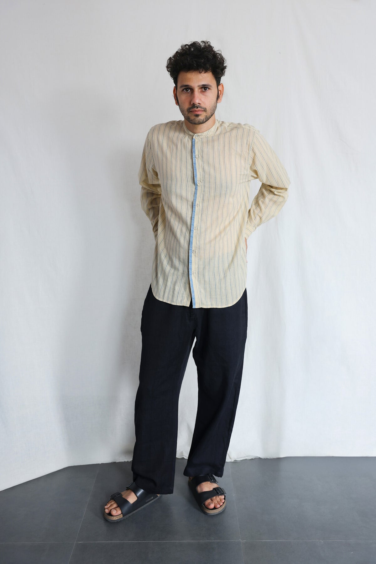 Wilderness Mens Cotton Shirt - Handwoven Cotton Shirt for Men | with N.